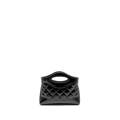 Chanel Mini 31 Clutch with Chain Shiny Lambskin Black L (Microchip)