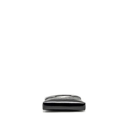 Chanel Mini 31 Clutch with Chain Shiny Lambskin Black L (Microchip)