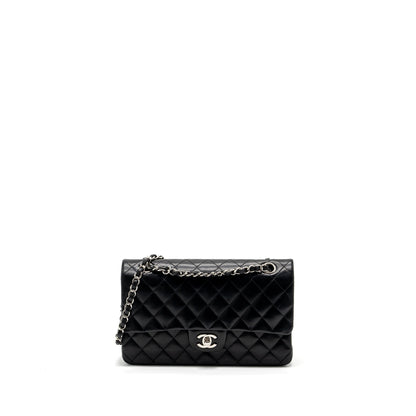 Chanel medium classic double flap bag lambskin black