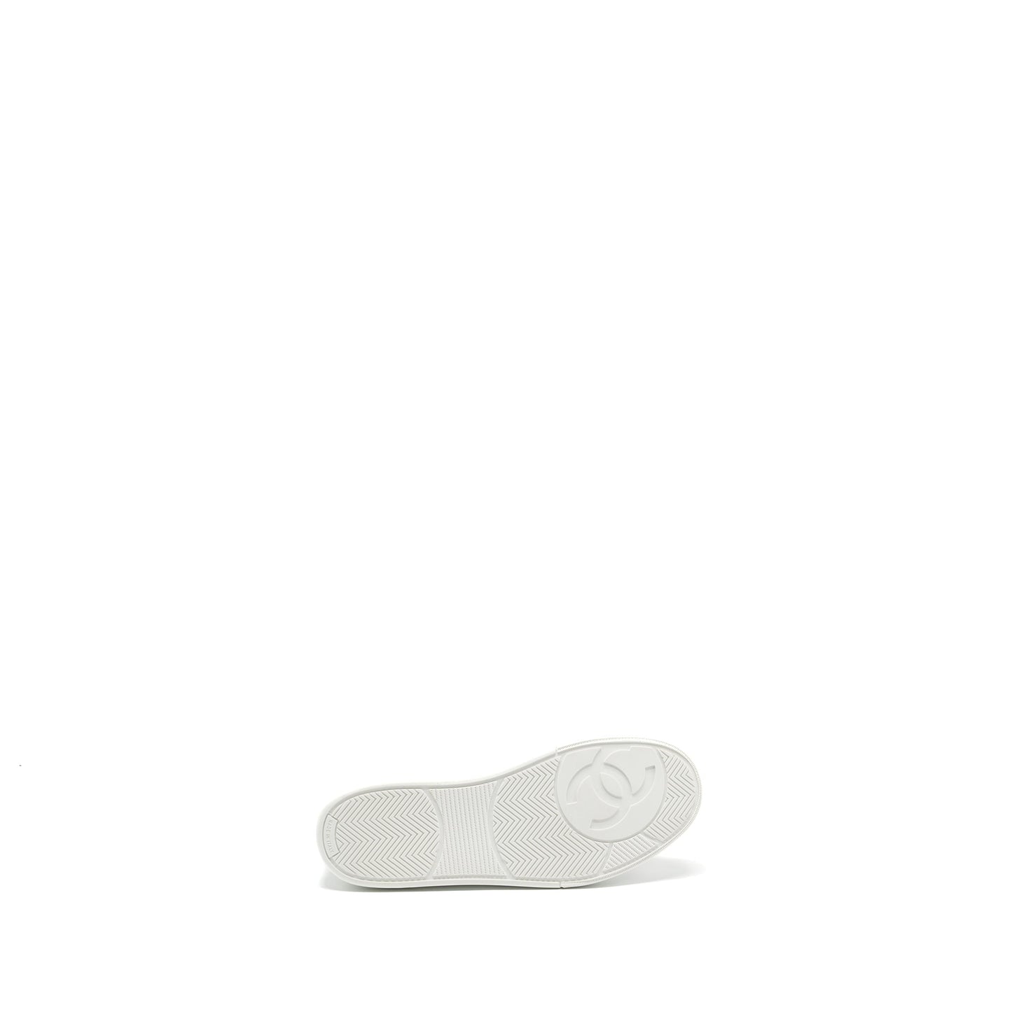 Chanel Size 37.5 Sneaker Leather White L