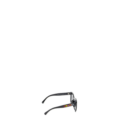 Chanel Rainbow Letter Sunglasses S5011 Black/Multicolour