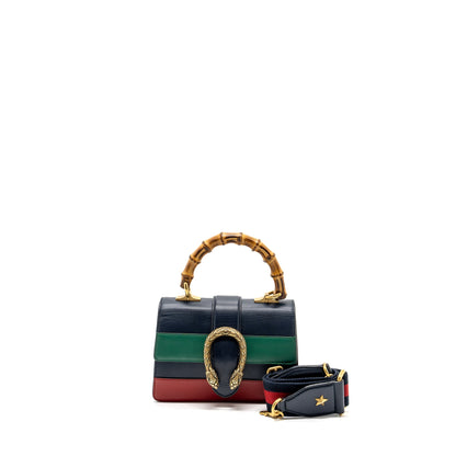 Gucci Dionysus Small Bamboo Handle Bag Calfskin Multicolour
