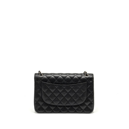 Chanel Jumbo Classic double flap bag caviar black