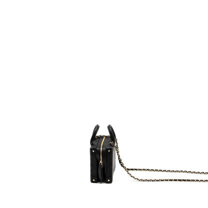 Chanel 22B Small Vanity Case Calfskin Black  (Microchip)