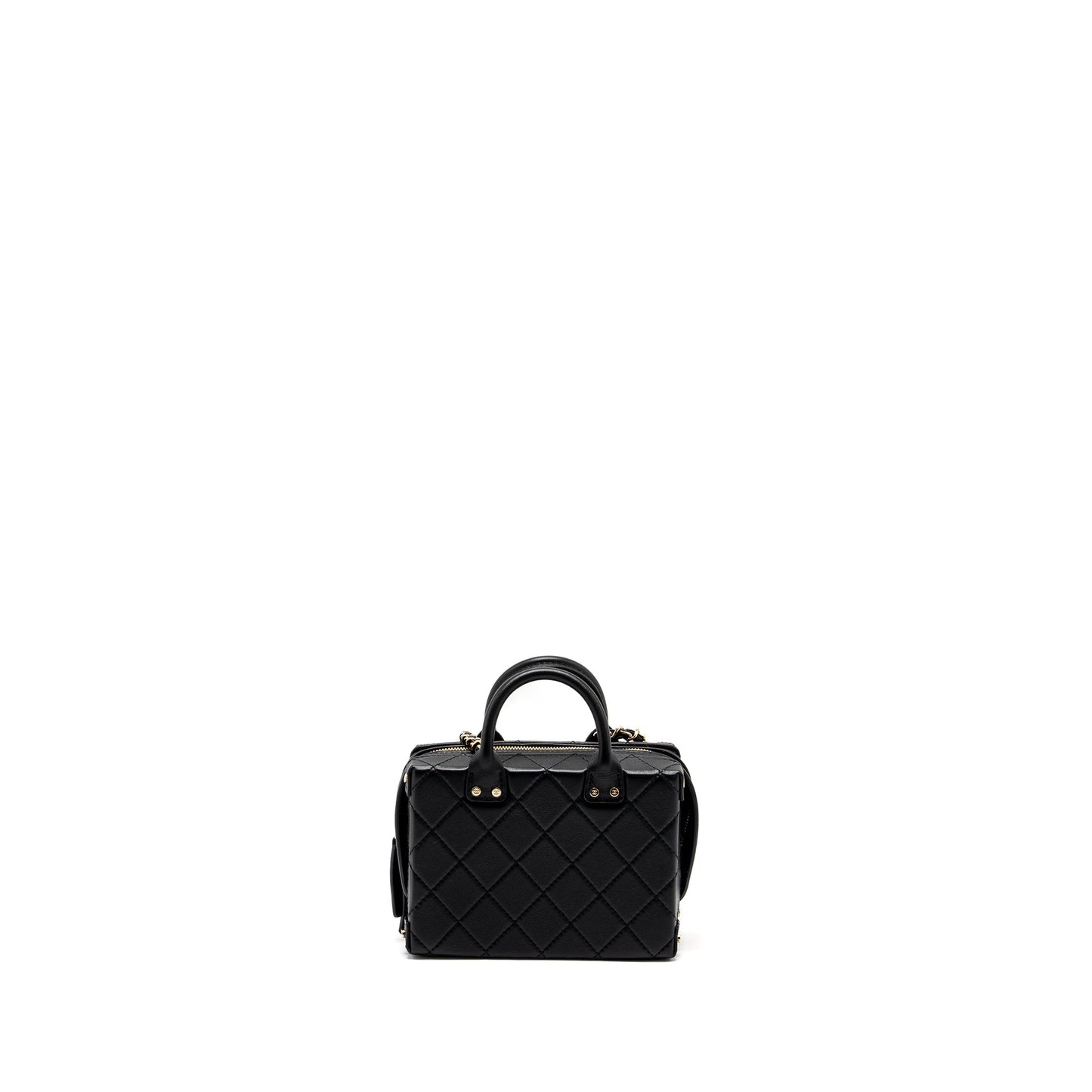 Chanel 22B Small Vanity Case Calfskin Black  (Microchip)