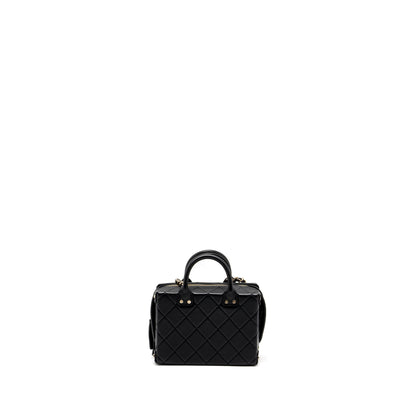 Chanel 22B Small Vanity Case Calfskin Black  (Microchip)