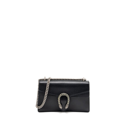Gucci Dionysus Shoulder Bag Calfskin Black Ruthenium Hardware