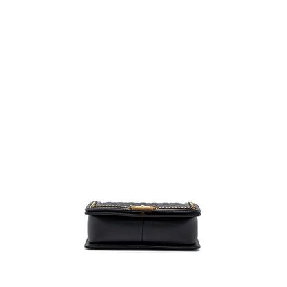 Chanel Medium Boy Bag Limited Edition Caviar Black  (microchip)