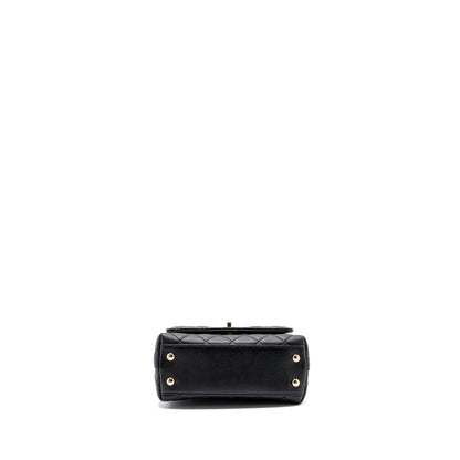 Chanel Coco Handle Extra Mini Caviar Black L(Microchip)
