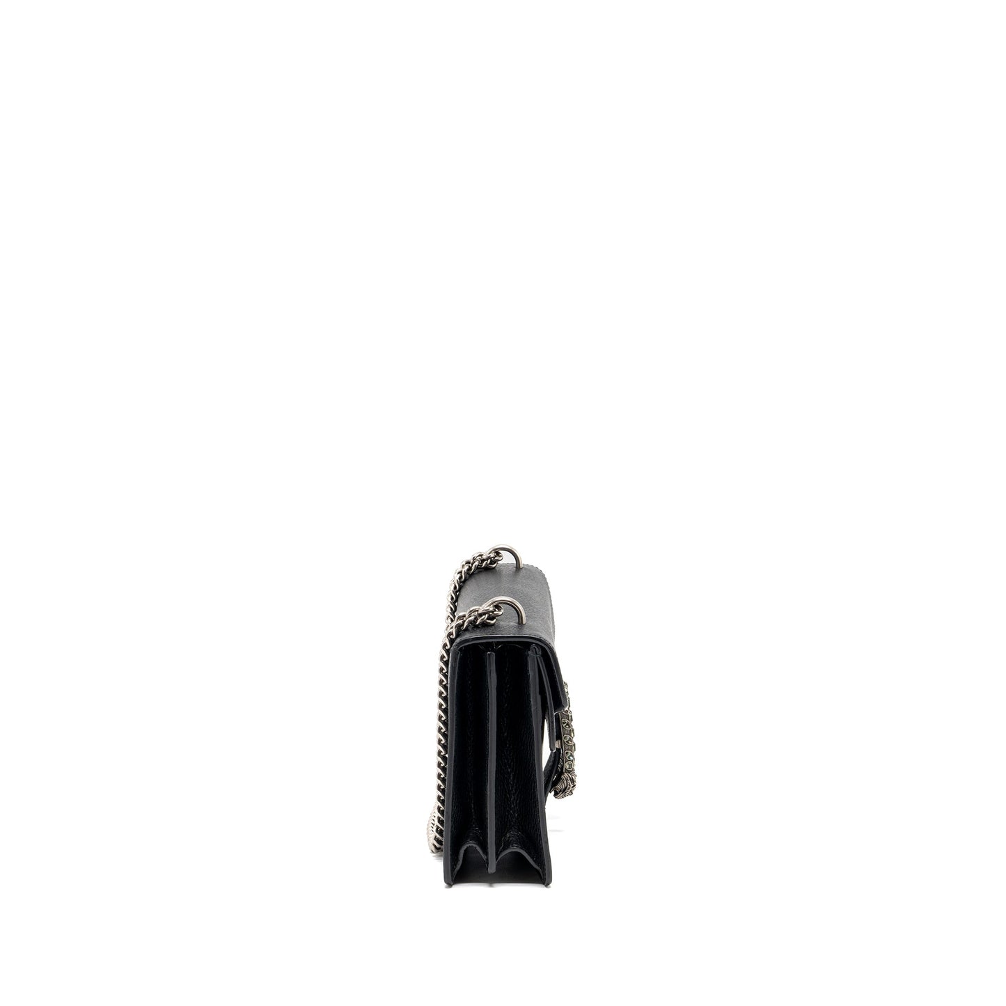 Gucci Dionysus Shoulder Bag Calfskin Black Ruthenium Hardware