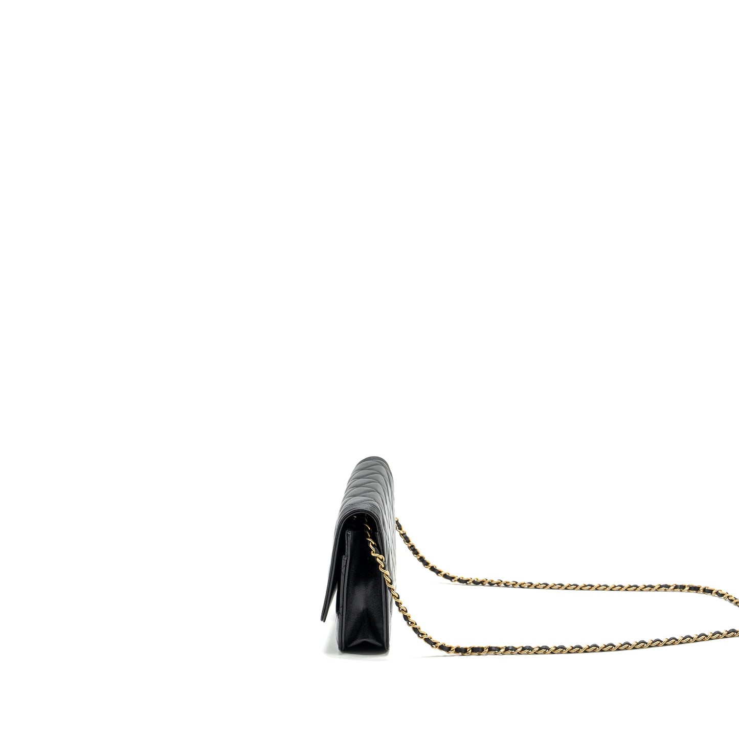 Chanel Boy Wallet on Chain lambskin black