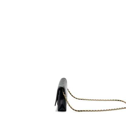 Chanel Boy Wallet on Chain lambskin black