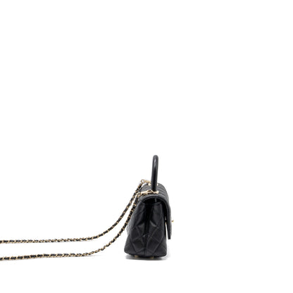 Chanel Coco Handle Extra Mini Caviar Black L(Microchip)