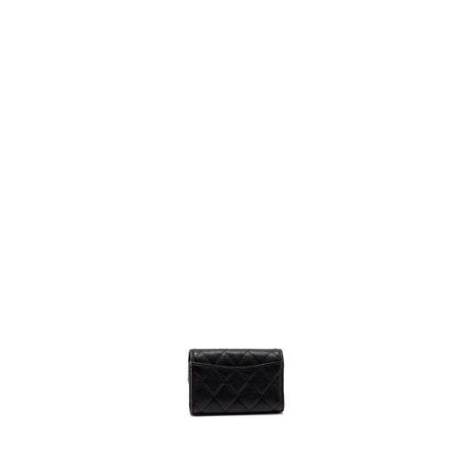 Chanel Classic Flap Key Holder Caviar Black L