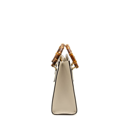 Gucci Small Diana Tote Bag Calfskin White
