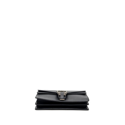 Gucci Dionysus Shoulder Bag Calfskin Black Ruthenium Hardware