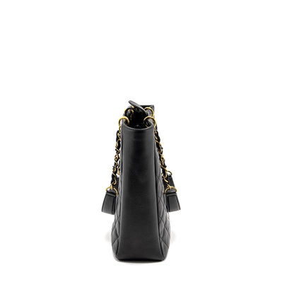 Chanel Petit Shopping Tote Bag Caviar Black