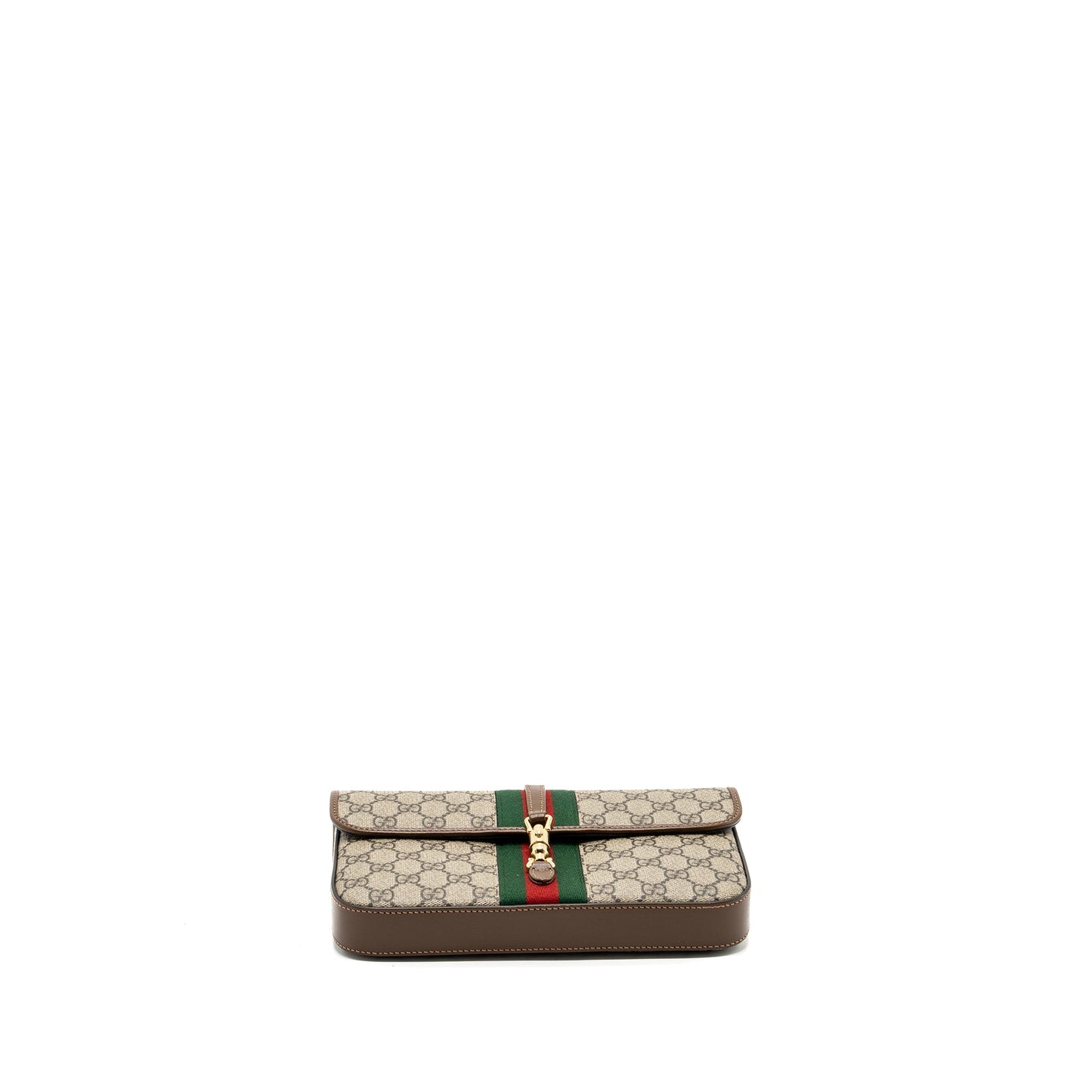 Gucci flap belt bag GG supreme canvas