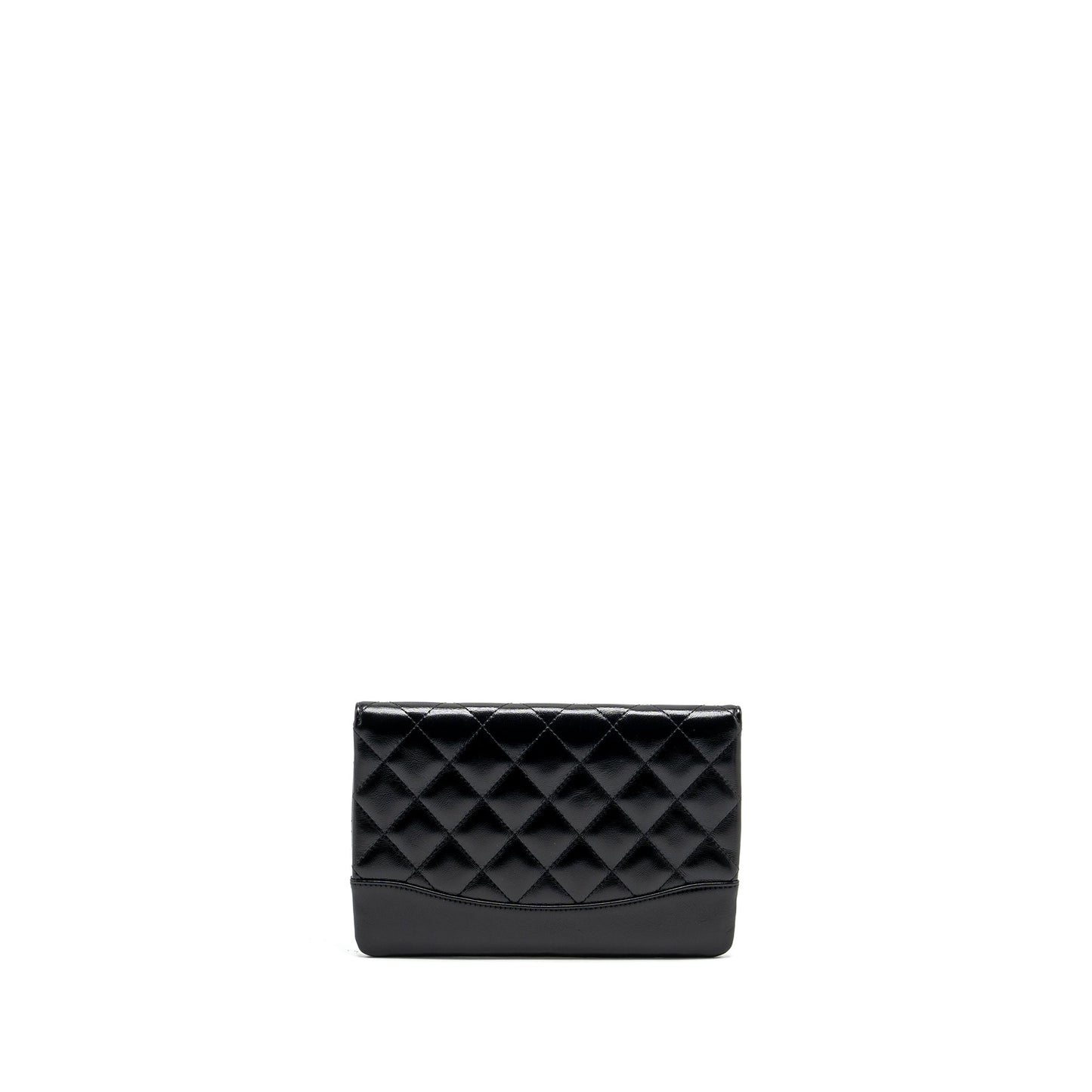 Chanel 24S Mini 31 Clutch Shiny lambskin Black L (Microchip)