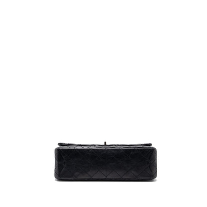 Chanel 2.55 226 Reissue Flap Bag Aged Calfskin Black Ruthenium Hardware