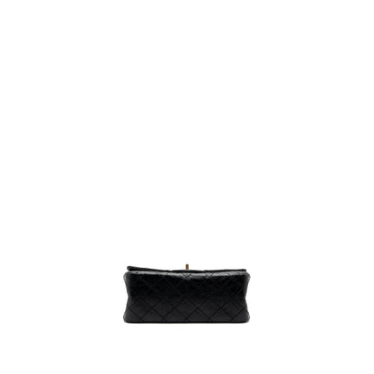 Chanel Mini 2.55 Reissue Flap Bag Aged Calfskin Black