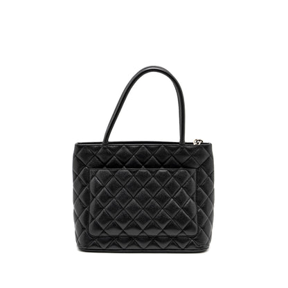 Chanel Medallion Tote Bag Caviar Black