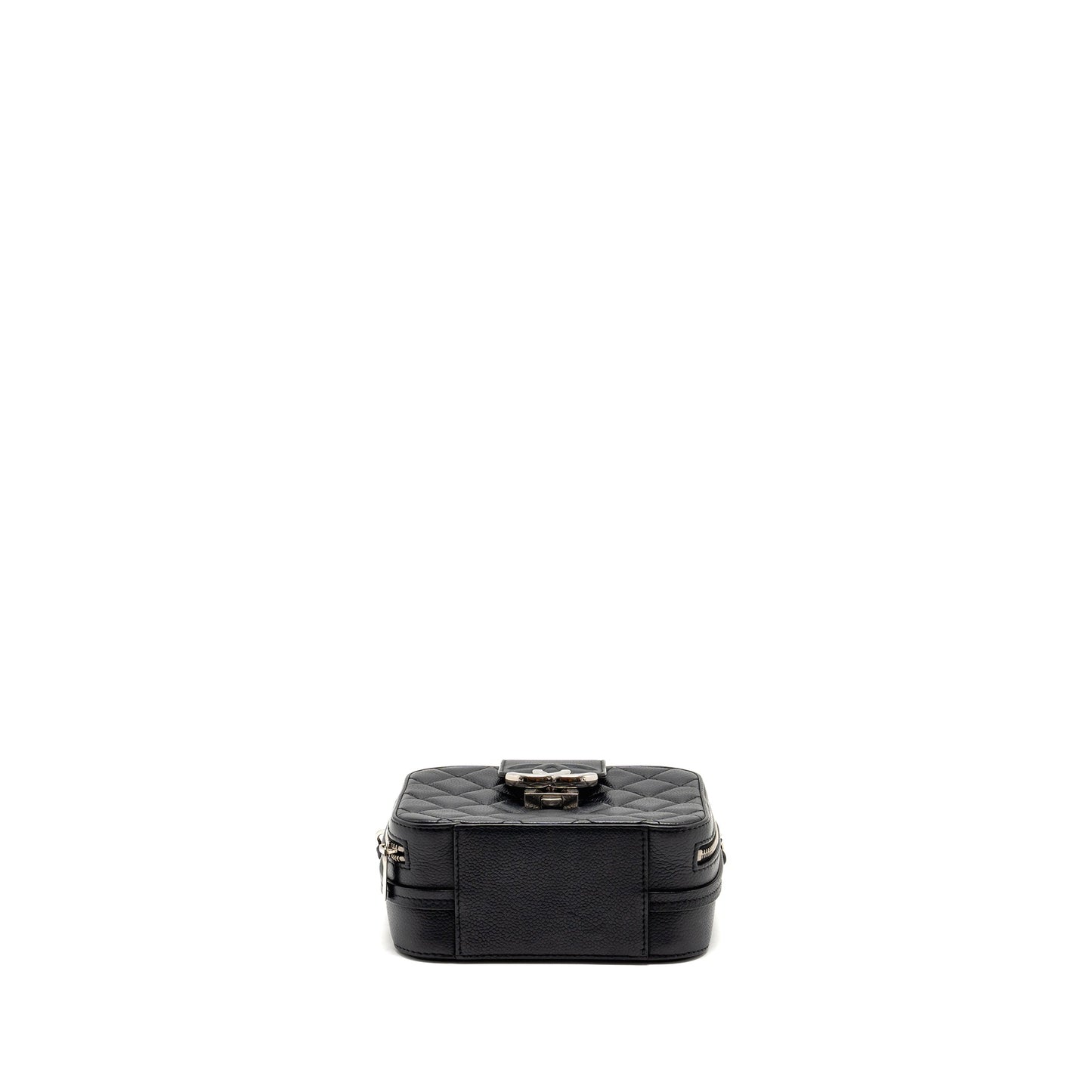 Chanel Quilted Mini Vanity Bag Caviar Black