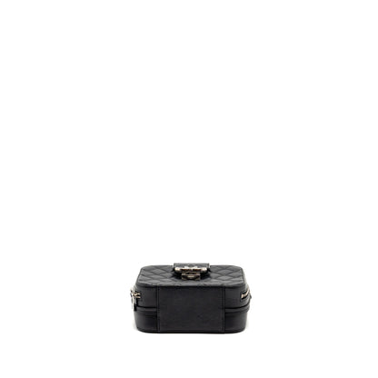 Chanel Quilted Mini Vanity Bag Caviar Black