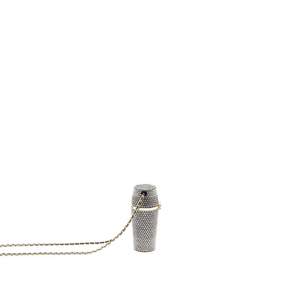 Chanel lipstick case with chain crystal L