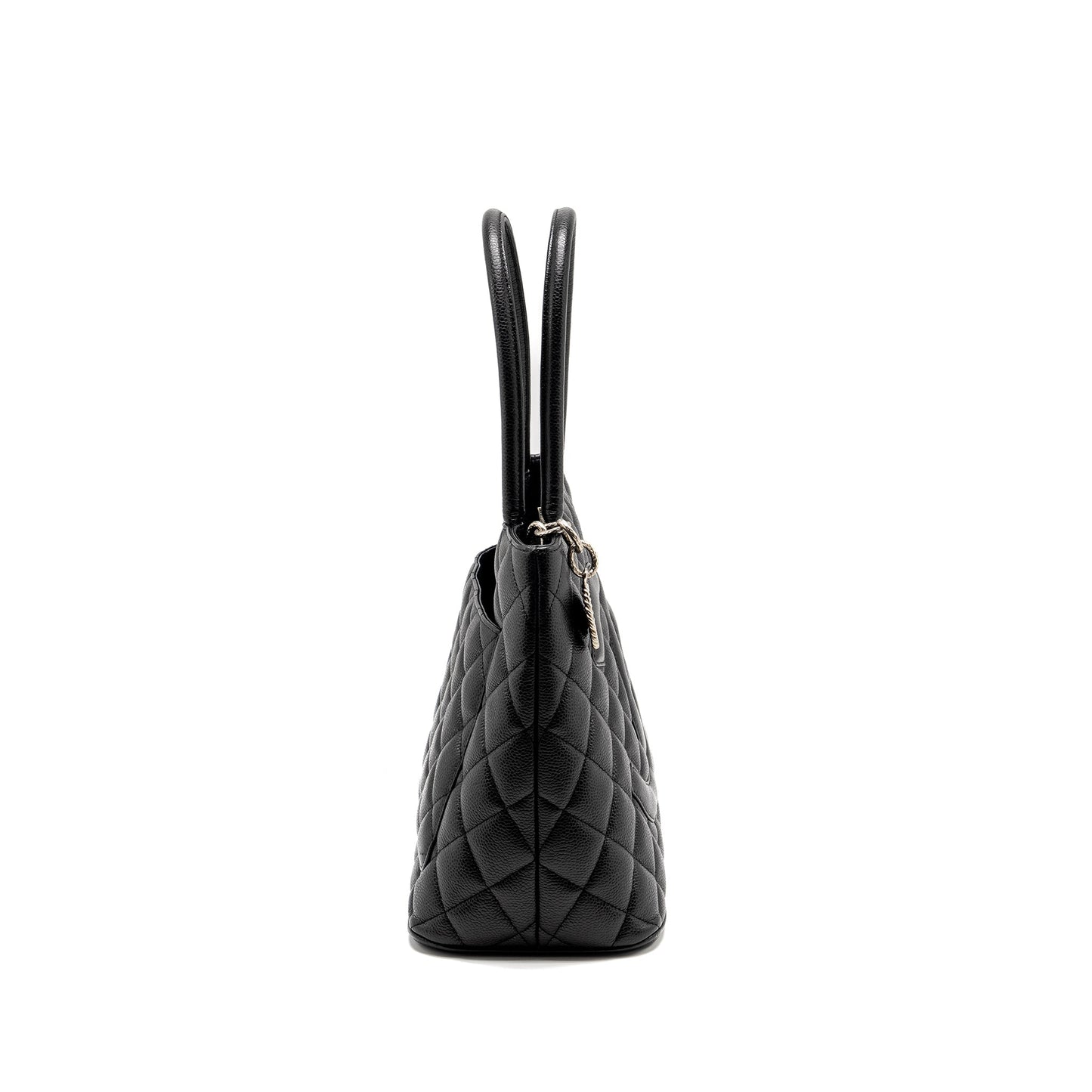 Chanel Medallion Tote Bag Caviar Black