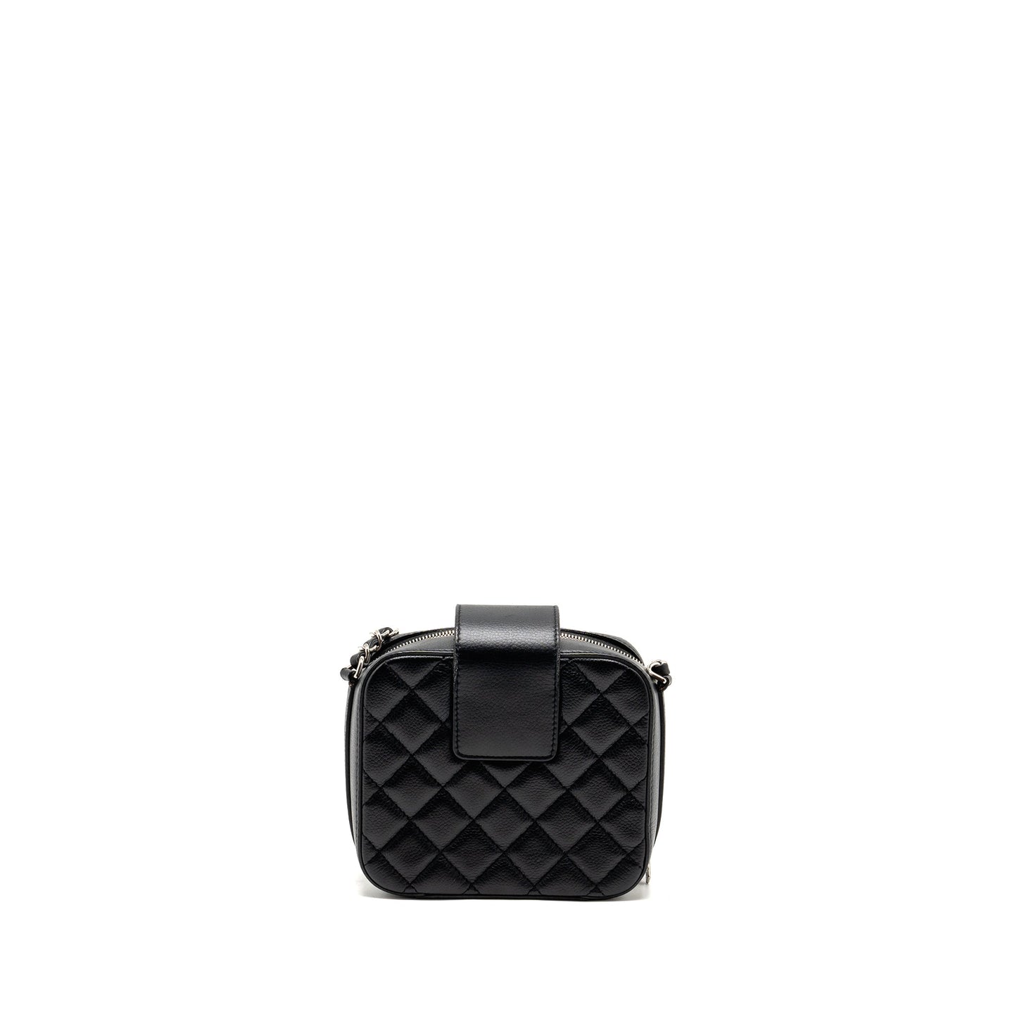 Chanel Quilted Mini Vanity Bag Caviar Black