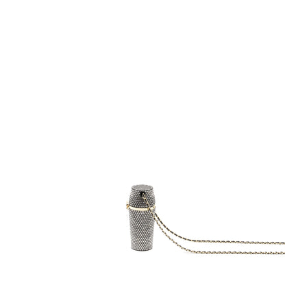 Chanel lipstick case with chain crystal L
