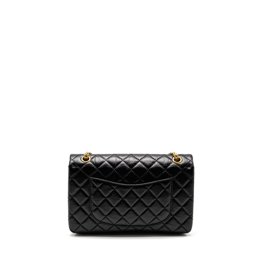Chanel Large 2.55 Reissue Flap Bag Aged Calfskin Black