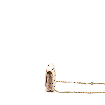 Chanel 19s Wallet On Chain/O Mini Bag Tweed Multicolour L