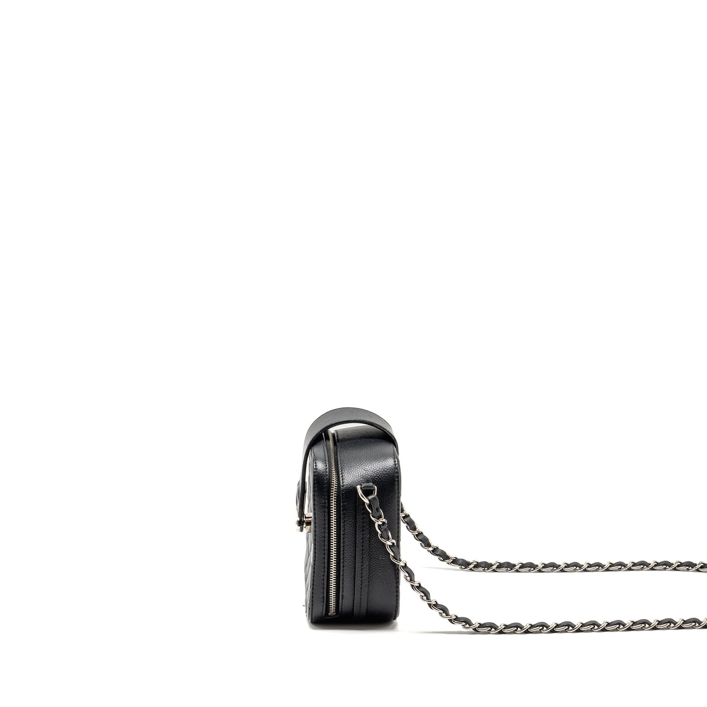 Chanel Quilted Mini Vanity Bag Caviar Black