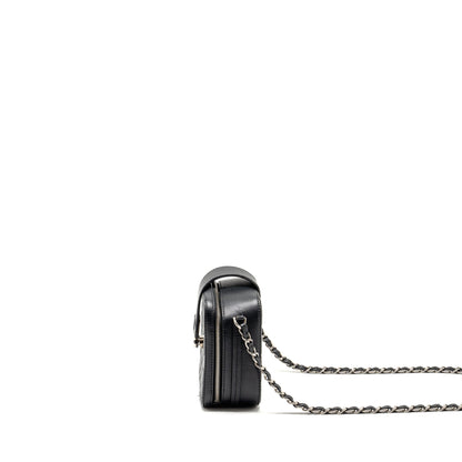 Chanel Quilted Mini Vanity Bag Caviar Black