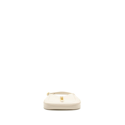 Gucci Jackie 1961 Mini Shoulder Bag Calfskin WHITE