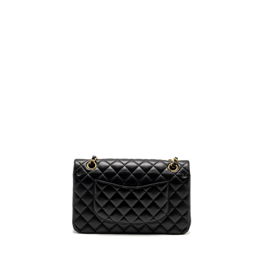 Chanel Medium Classic Double  Flap Bag Lambskin Black