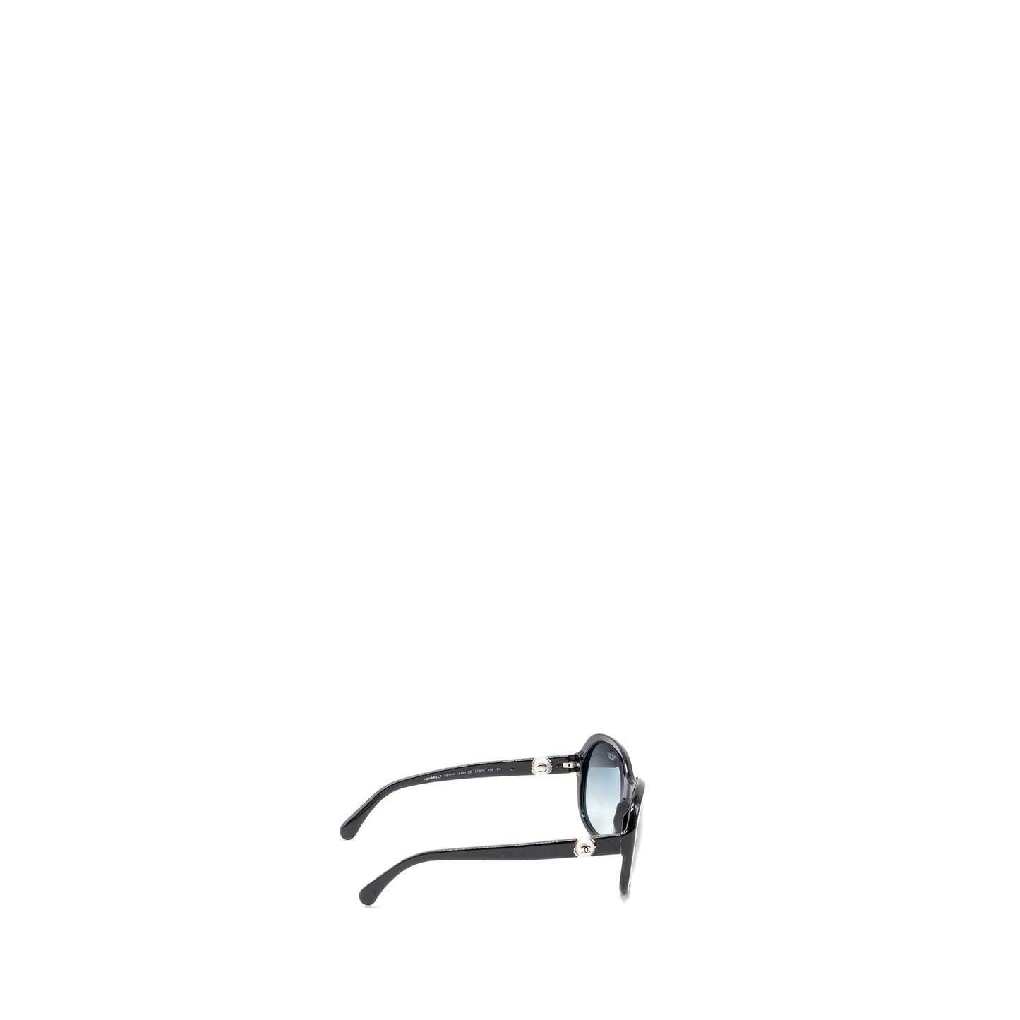 Chanel sunglasses with pearl black/ white