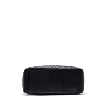 Chanel grand shopping tote bag caviar black