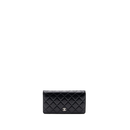 Chanel Long Wallet lambskin Black