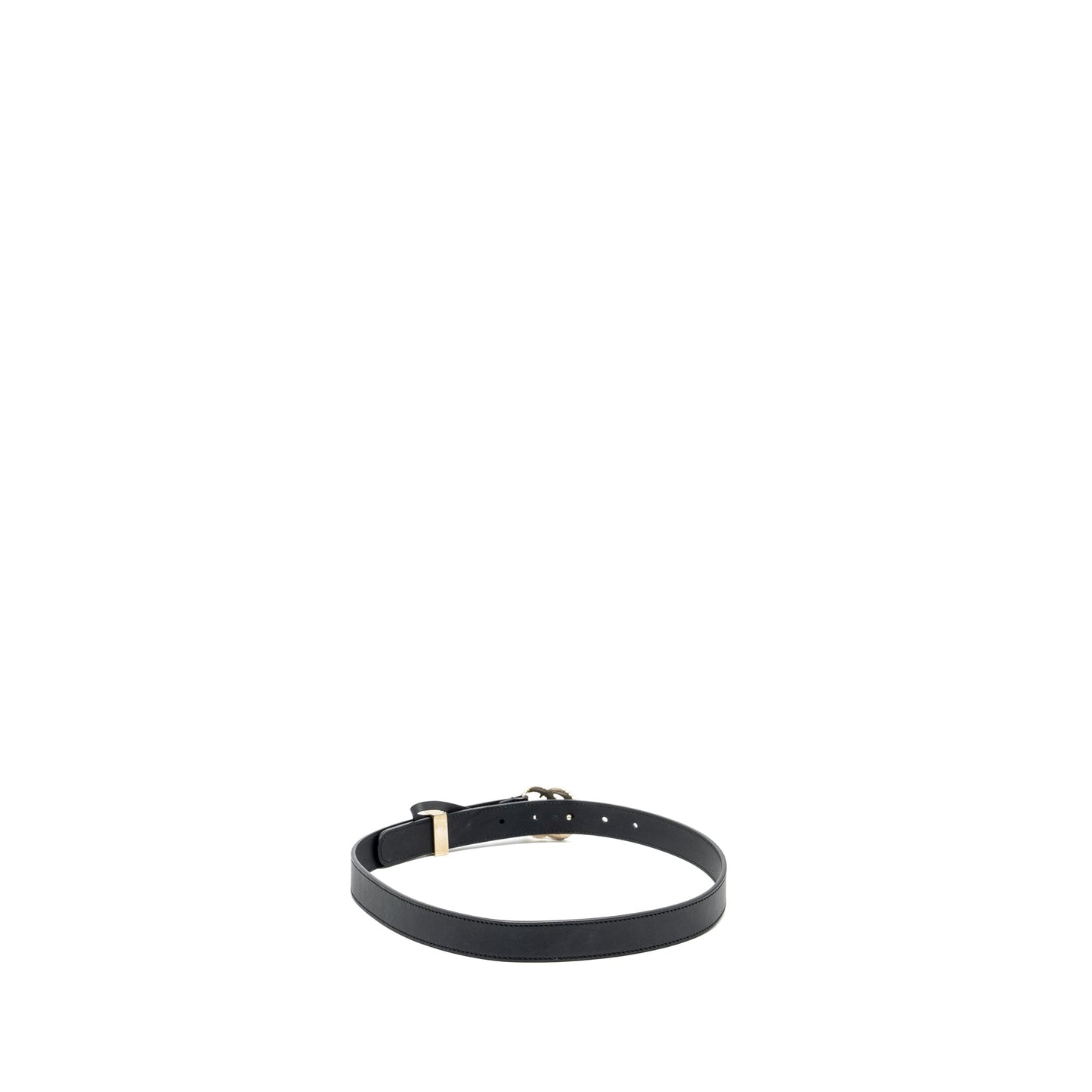 Gucci size 75 30mm GG marmont belt with double G buckle black