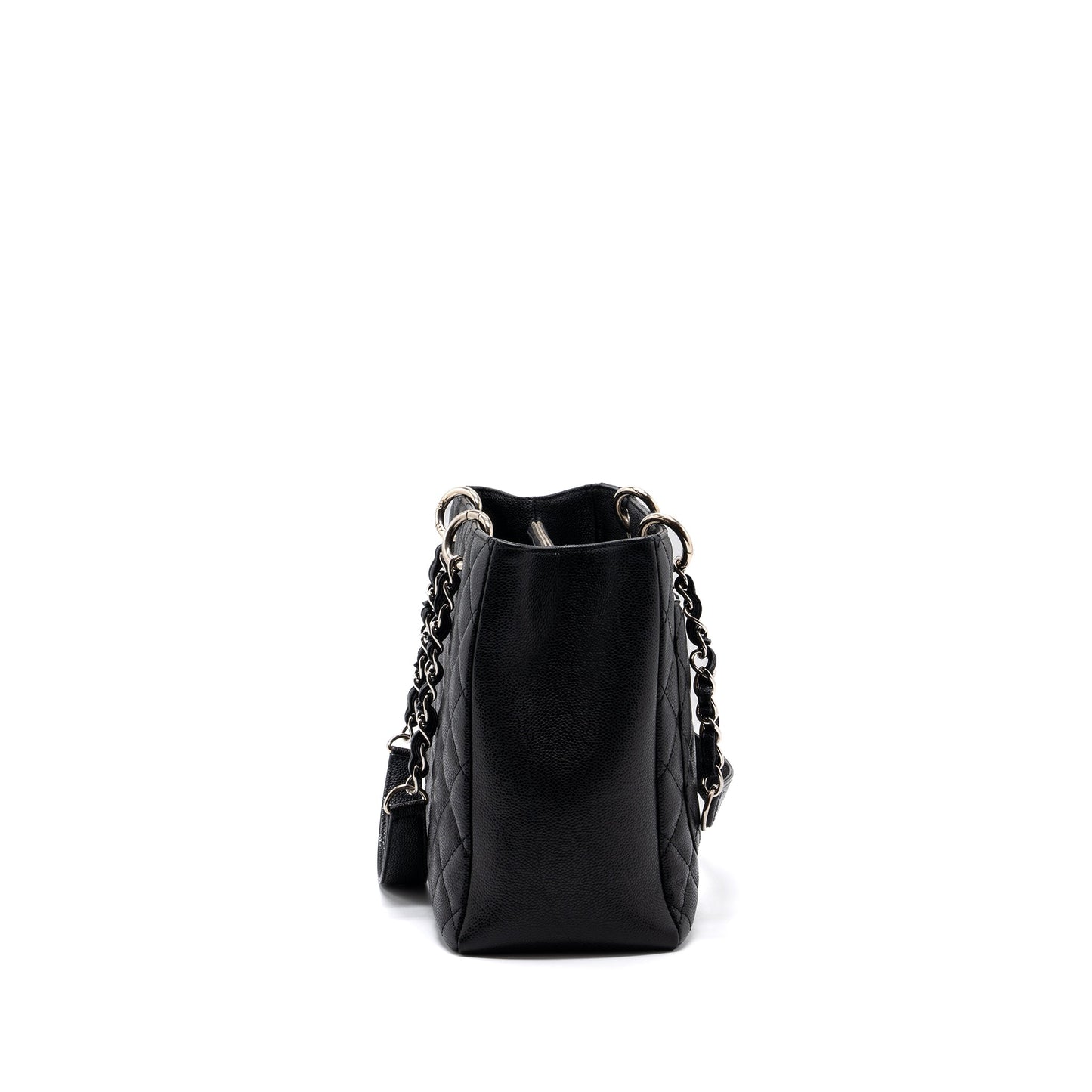 Chanel grand shopping tote bag caviar black
