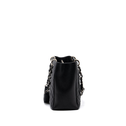 Chanel grand shopping tote bag caviar black