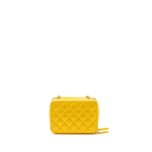 Chanel Pocket Box Camera Bag Patent Yellow