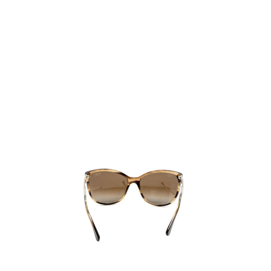 Chanel 5352 Butterfly Sunglasses Light Brown