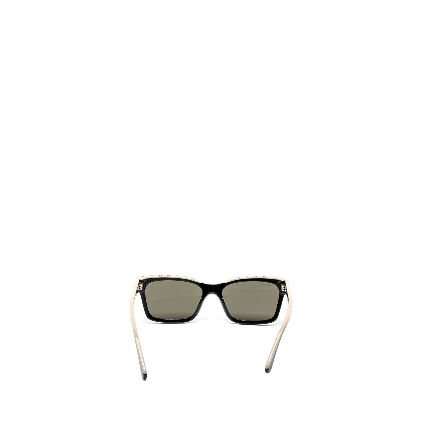 Chanel 5417 Square Sunglasses Black/Beige
