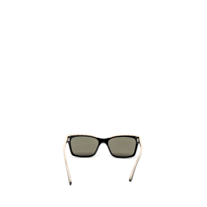 Chanel 5417 Square Sunglasses Black/Beige