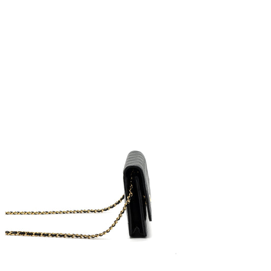 Chanel Classic Wallet On Chain Caviar Black