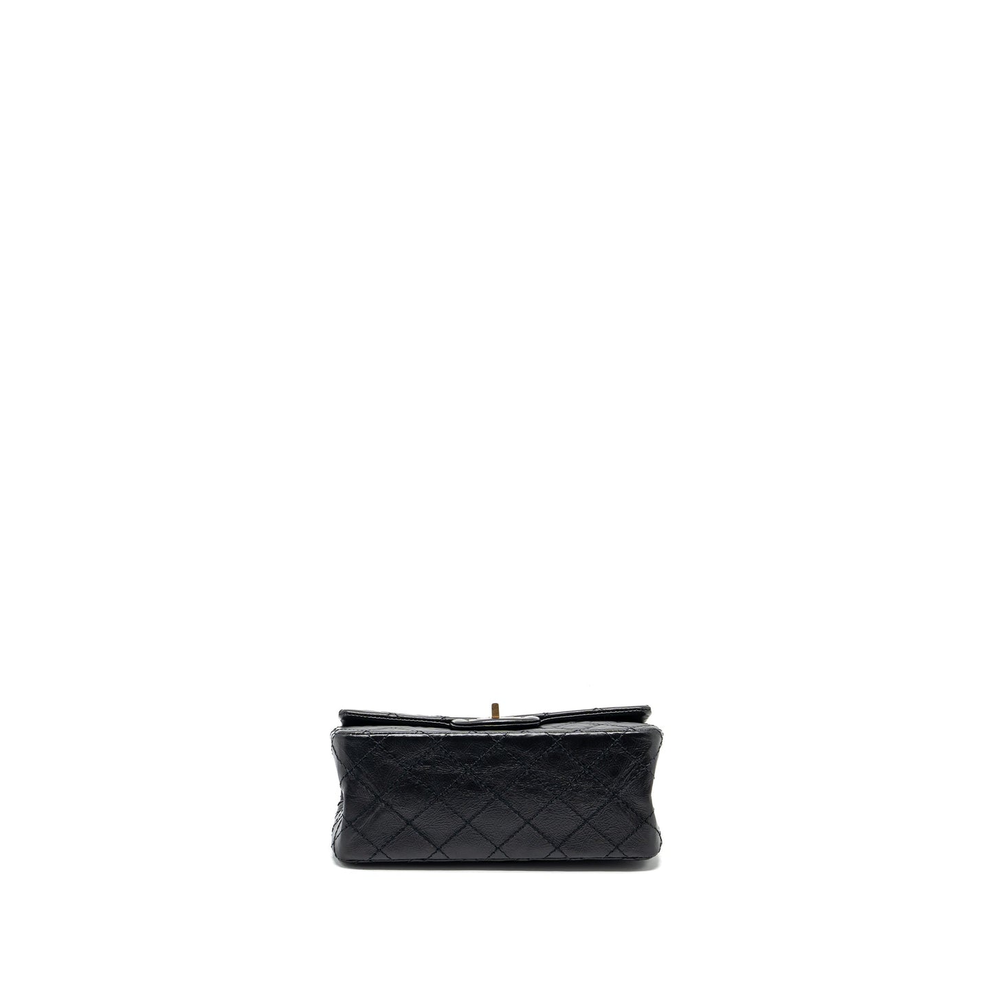 Chanel Mini 2.55 Reissue Flap Bag Aged Calfskin Black